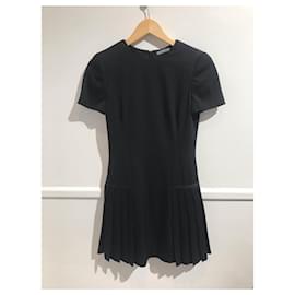 Alexander Mcqueen-ALEXANDER MCQUEEN  Dresses T.it 38 Wool-Black