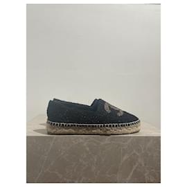 Chanel-CHANEL Espadrilles T.UE 36 chiffon-Noir