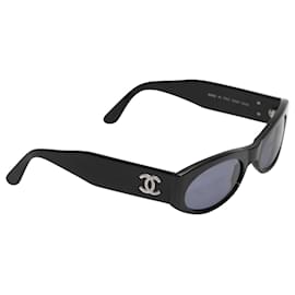 Chanel-Chanel noir vintage 90Lunettes de soleil CC-Noir