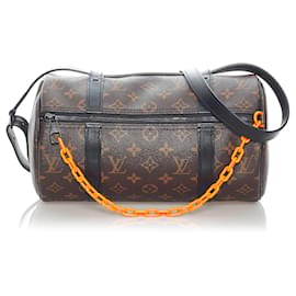 Louis Vuitton-Sac à main marron Louis Vuitton Monogram Solar Ray Papillon-Marron