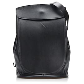 Hermès-Black Hermes Sacoche Pour Selle Backpack-Black