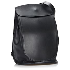 Hermès-Black Hermes Sacoche Pour Selle Backpack-Black
