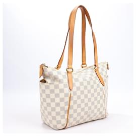 Louis Vuitton-Louis Vuitton Damier Azur Totally PM Shoulder Bag N51261-Beige