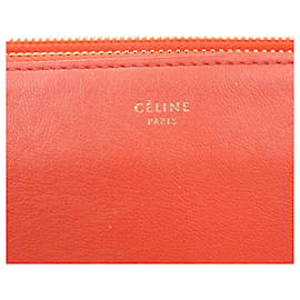 Céline-Celine Trio Large Crossbody Bag in Orange-Orange