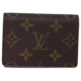Louis Vuitton-Louis Vuitton Enveloppe Carte de visite-Brown