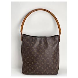 Louis Vuitton-Louis Vuitton Looping GM Monogram Shoulder Bag-Brown