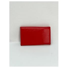 Prada-Prada Vitella Move 6 Key Holder Red-Red