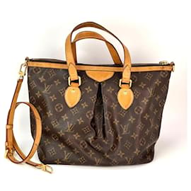 Louis Vuitton-Louis Vuitton Sac à bandoulière Palermo PM Monogram-Marron