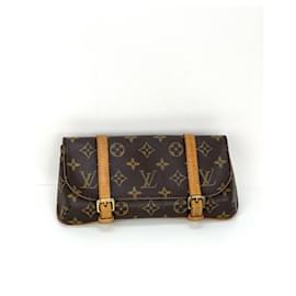 Louis Vuitton-LOUIS VUITTON Pochette Marelle PM Monogram Belt Bag-Brown