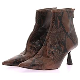 Jimmy Choo-JIMMY CHOO  Ankle boots T.eu 37 Exotic leathers-Brown