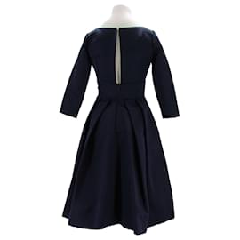 Christian Dior-CHRISTIAN DIOR  Dresses T.fr 34 silk-Navy blue