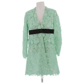 Robe Giambattista Valli T.IT 38 Coton Vert