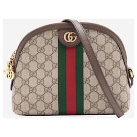 Gucci-Brown Ophidia GG shoulder bag-Brown