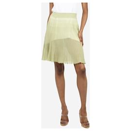 Jacquemus-Green ribbed mini skirt - size UK 6-Green