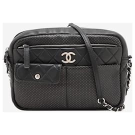Chanel-Black 2019 Lambskin Chain Shoulder Bag-Black