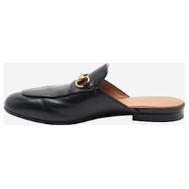 Gucci-Black Princetown slippers - size EU 35-Black