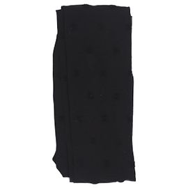 Chanel Calça preta com logo CC Preto