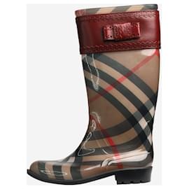 Burberry-Multi Wellington rain boots - size EU 41-Multiple colors