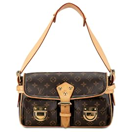 Louis Vuitton-Louis Vuitton Brown Monogram Hudson PM-Marron