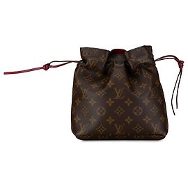 Pochette Noe monogramme marron Louis Vuitton Marron
