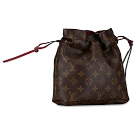 Louis Vuitton-Louis Vuitton Brown Monogram Noe Pouch-Brown
