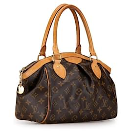 Louis Vuitton-Louis Vuitton Tivoli PM Canvas Handbag M40143 in good condition-Brown