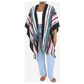 Missoni Sciarpa scialle a zig-zag multicolore Multicolore