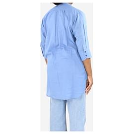 Autre Marque-Blue embroidered tunic - One size-Blue