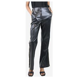 Nanushka Schwarze Hose aus Kunstleder - Größe XS Schwarz