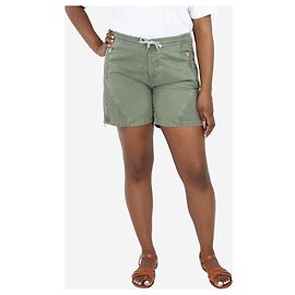 Ermanno Scervino Short à panneaux avec cordon de serrage vert - taille UK 14 Vert