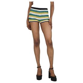 Missoni Mini short en lurex côtelé - taille UK 8 Multicolore