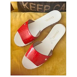 Chanel-Sandals/mules-Red