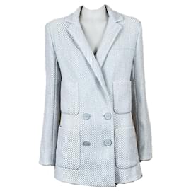 Chanel-Runway CC Buttons Relaxed Tweed Jacket-Multiple colors