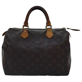 Louis Vuitton-Louis Vuitton Monogram Speedy 30 Hand Bag M41526 LV Auth 76948-Monogram