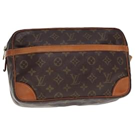 Louis Vuitton-Louis Vuitton Monogram Compiegne 28 Clutch Bag M51845 LV Auth am6369-Monogram