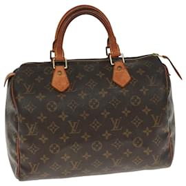 Louis Vuitton-Louis Vuitton Monogram Speedy 30 Sac à main M41526 LV Auth bs15189-Monogramme