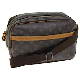 Louis Vuitton-LOUIS VUITTON Monogram Reporter PM Schultertasche M45254 LV Auth 76824-Monogramm