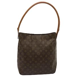 Louis Vuitton-LOUIS VUITTON Monogram Looping GM Shoulder Bag M51170 LV Auth 77296-Monogram