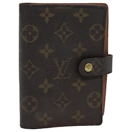 Louis Vuitton-LOUIS VUITTON Monogram Agenda PM Day Planner Cover R20005 LV Auth bs14893-Monogram