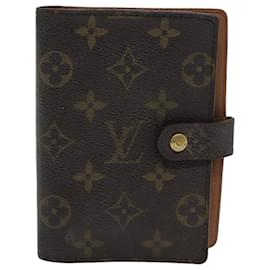 Louis Vuitton-LOUIS VUITTON Monogram Agenda PM Day Planner Cover R20005 LV Auth bs14893-Monogram