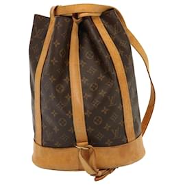 Louis Vuitton-LOUIS VUITTON Monogram Randonnee PM Umhängetasche M42243 LV Auth Herr151-Monogramm