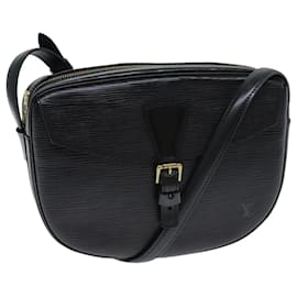 Louis Vuitton-LOUIS VUITTON Epi Jeune Fille MM Shoulder Bag Black M52152 LV Auth yk9772-Black
