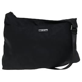 Autre Marque-BOTTEGA VENETA Shoulder Bag Nylon Black Auth 74837-Black