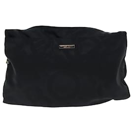 Autre Marque-BOTTEGA VENETA Shoulder Bag Nylon Black Auth 74837-Black