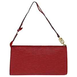 Louis Vuitton-LOUIS VUITTON Epi Pochette Accessoires Pouch Vintage Red M52987 LV Auth bs14938-Red