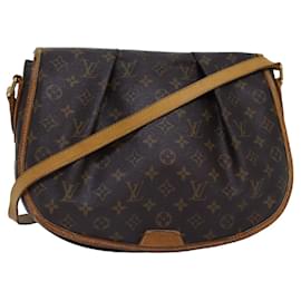 Louis Vuitton-LOUIS VUITTON Monogram Menilmontant MM Umhängetasche M40473 LV Auth 76876-Monogramm