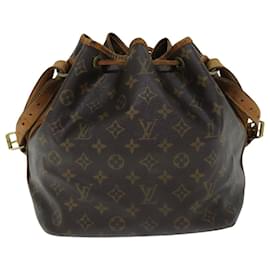 Louis Vuitton-LOUIS VUITTON Monogram Petit Noe Sac à bandoulière M42226 Auth LV 77293-Monogramme