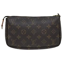 Louis Vuitton-LOUIS VUITTON Monogram Pochette Accessoires Pouch M51980 LV Auth 77268-Monogram