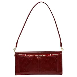 Louis Vuitton-LOUIS VUITTON Monogramm Vernis Rossmore MM Tasche Pomme D'amour M91550 Auth ep4534-Rot