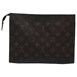 Louis Vuitton-Louis Vuitton Monogram Poche Toilette 26 Pouch M47542 LV Auth 76288-Monogram